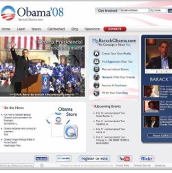 Barack Obama's Web site