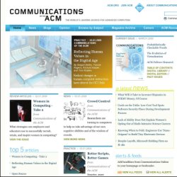 Communications Web site homepage