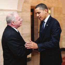President Barack Obama and Cyber Security Chief Howard A. Schmidt