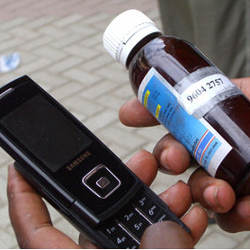 mobile phone and medication