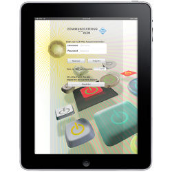 CACM mobile app, on iPad
