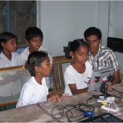 I-slate in Indian classroom