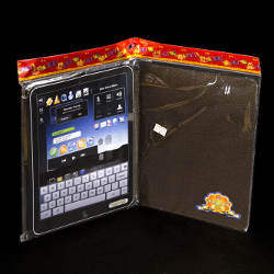paper iPad with paper travel case