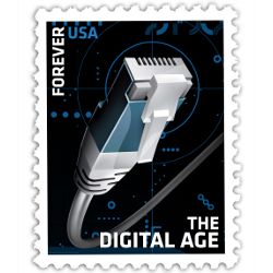 'The Digital Age' U.S. stamp