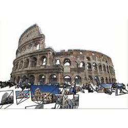 3-D construction of Roman Coliseum
