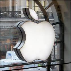 Apple Store logo, Regent Street, London