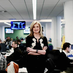 Arianna Huffington of the Huffington Post Media Group