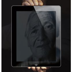 photo on tablet display