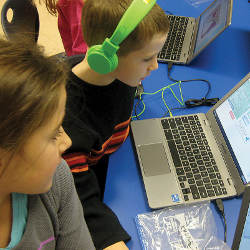 second-grade participants in 2013 Hour of Code