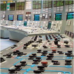 control room of a nuclear power plant