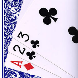 three cards