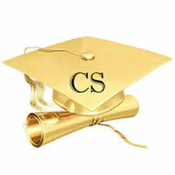 A graduation cap and diploma for Computer Science students.
