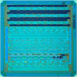 test chip with electrical and optical components