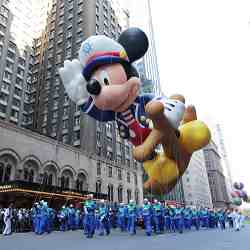 A Mickey Mouse balloon has been a part of the Macy's Thanksgiving Day Parade since 1934.
