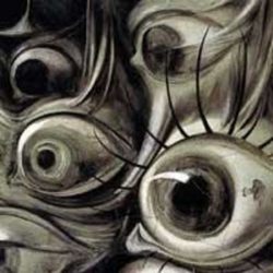Salvador Dali Eye's, detail
