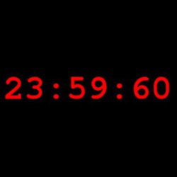 leap second clock time