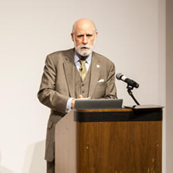 Google vice president and chief Internet evangelist and former ACM president Vint Cerf.