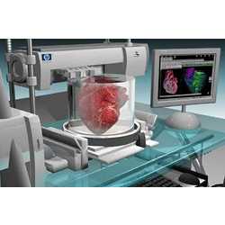 Bioprinting a human heart.