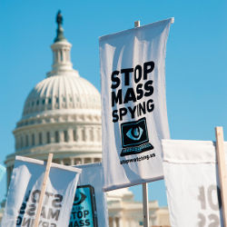 rally against mass surveillance