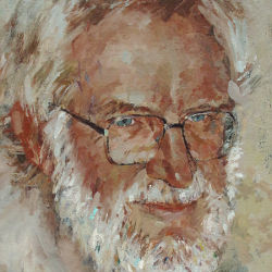 painting of Peter Naur