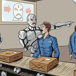 Will robots take over all human jobs?