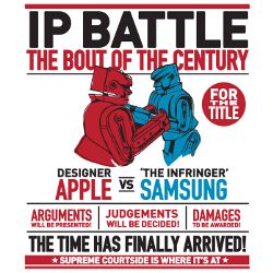Apple v. Samsung and the Upcoming Design Patent Wars?, illustration