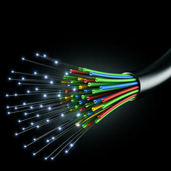 Optical fibers can transfer more data at higher throughput over longer distances than copper wire.