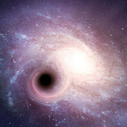 A black hole.