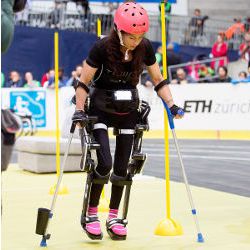 exoskeleton race competitor
