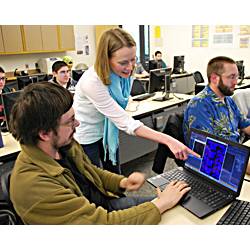 A computer science class at Oregon's Clackamas Community College.