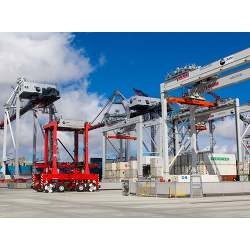 Autonomous cranes have been in use at the Port of Los Angeles for at least two years.