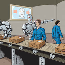 Workers increasingly fear being replaced by automation.