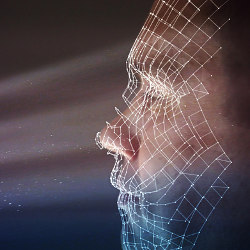 facial recognition demo, illustration