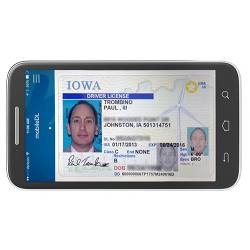 A prototype digital driver's license.