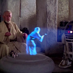 Princess Leia hologram