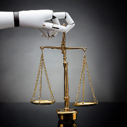 AI Judges and Juries, illustration