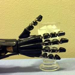 Researchers at the University of Houston have developed stretchable electronics that can serve as an artificial skin for robots and prosthetic limbs..