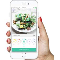 The FoodVisor app.