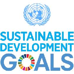 Logo of the United Nations Sustainable Development Goals.