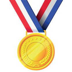 gold medal, illustration