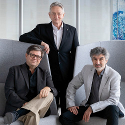 2018 Turing Award recipients Yann LeCun, Geoffrey Hinton, and Yoshua Bengio