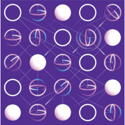 qubit patterns, illustration