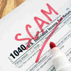 Learn how to recognize tax-time email scams.