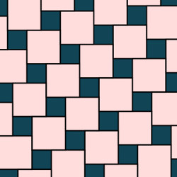 tiling of unequal squares, illustration