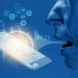 A smartphone handset can enable voice analytics.
