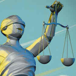 Illustration of a digital version of Justice.