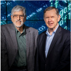 2020 ACM A.M. Turing Award recipients Jeffrey Ullman and Alfred Aho