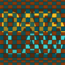 patterned text of 'data' and 'law'