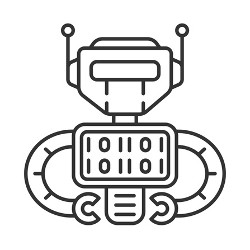 RPA robot icon