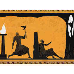 Illustration of Plato's Allegory of the Cave.